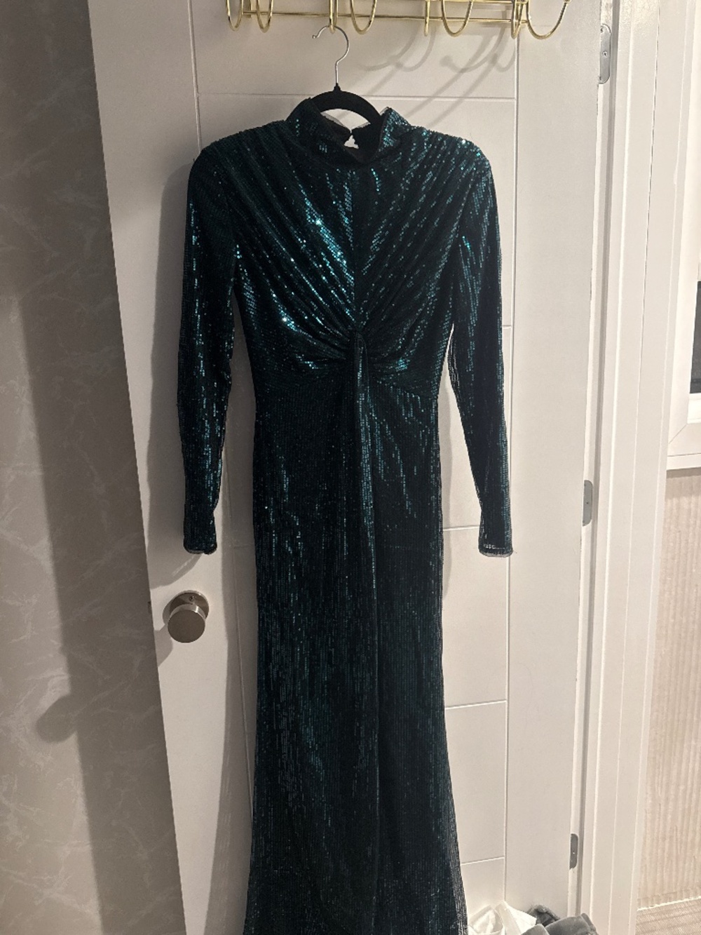 Jaded Rose green sequin gown